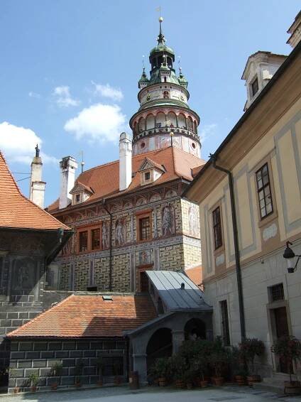 Výlet Český Krumlov, Rožmberk, klášter Zlatá Koruna 2007