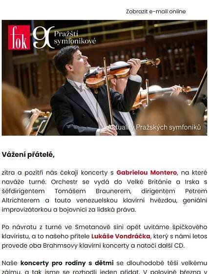 Aktuality Pražských symfoniků