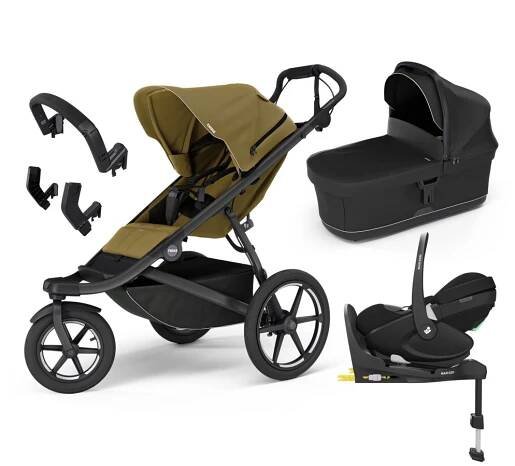 THULE TROJKOMBINACE 6V1 URBAN GLIDE 3 + BASSINET + PŘÍSLUŠENSTVÍ 2025 + MAXI-COSI PEBBLE 360 PRO² + ZÁKLADNA FAMILYFIX 360 PRO - KOMBINACE S PŘÍSLUŠENSTVÍM - KOČÁRKY A PŘÍSLUŠENSTVÍ