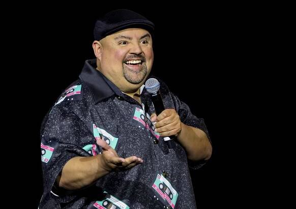 Gabriel Iglesias performs his stand-up comedy routine on the first of his three-night stop of the Don't Worry Be Fluffy tour at The Chelsea at The Cosmopolitan of Las Vegas on May 24, 2024 in Las Vegas, Nevada.