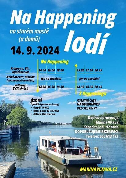 Na Happening lodí! - ZRUŠENO | Město Veltrusy