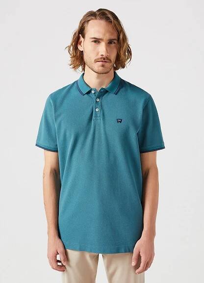 Wrangler pánské triko s límečkem - Superjeans.cz