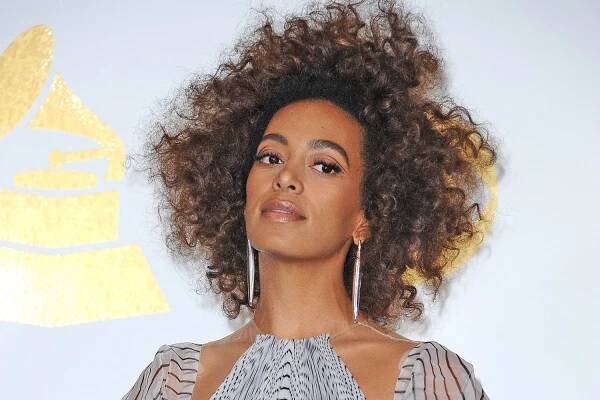 LOS ANGELES, CA - FEBRUARY 12: Solange Knowles poses in the press room at the 59th GRAMMY Awards at Staples Center on February 12, 2017 in Los Angeles, California. (Photo by Jason LaVeris/FilmMagic)
