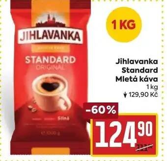 Billa Jihlavanka Standard Mletá káva 1 kg nabídka