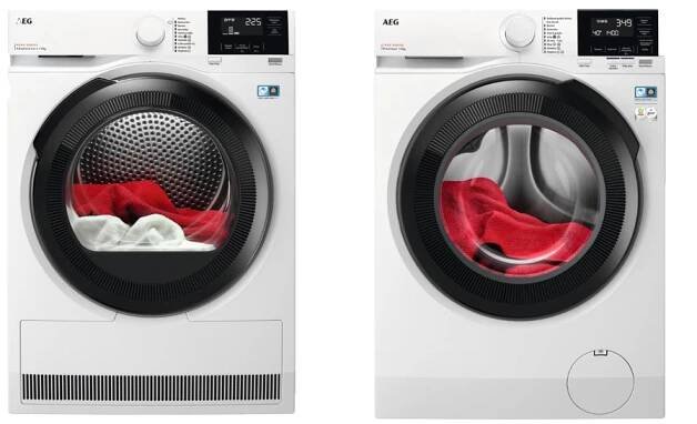 AEG set LFR71844BC + TR8184C  Prodloužené záruky 10 let na motor pračky i sušičky