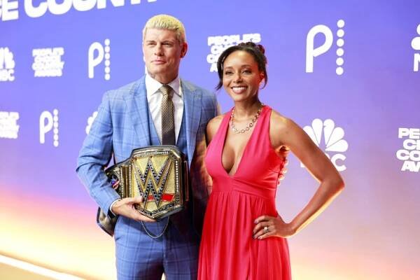 Cody Rhodes and Brandi Rhodes.