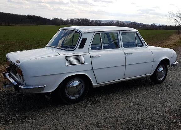 A6621 - Prodej oldtimer - Škoda 110L, rok výroby 1972, po 1. majiteli, 12 tis. km, originální TP | Veřejné dražby, Gaute