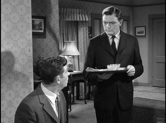 Andy Griffith and Bernard Fox