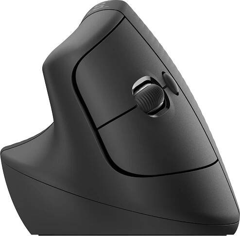 Logitech Lift/ Vertikální/ Optická/ Pro leváky/ 4 000 DPI/ USB+BT/ Grafitová - obrázek č. 2