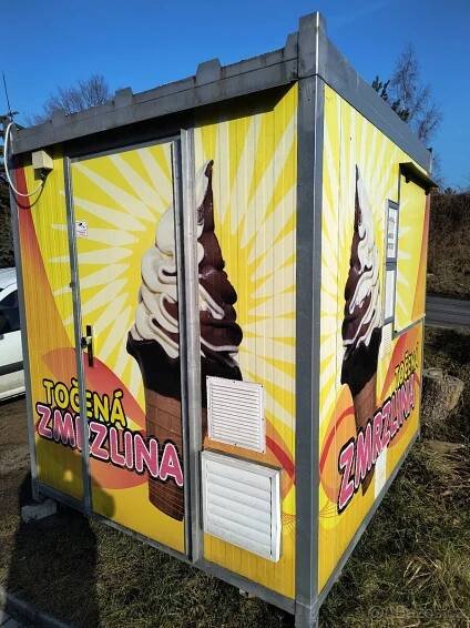 Prodejní stánek točená zmrzlina