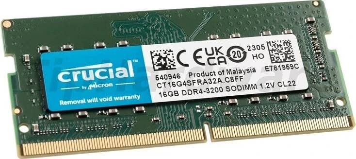 Crucial DDR4 16GB CL22 CT16G4SFRA32A