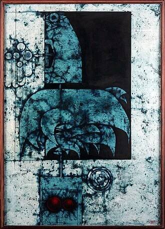 Mikuláš Medek, Žíznivý anděl v okně (1970), Galerie moderního umění v Hradci Králové
