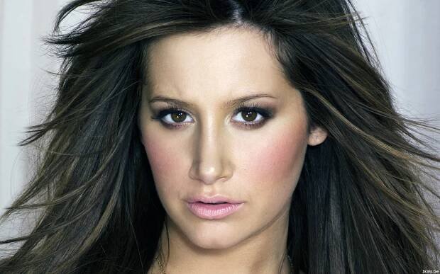 Ashley Tisdale Closeup Shot Wallpaper