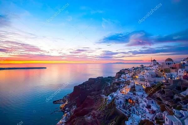 Santorini Řecko — Stock Fotografie © Dessie_bg #41423477