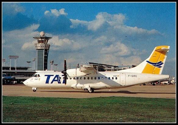 Letadlo - ATR 42 F , letectví , /213/ - Pohlednice