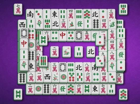 The image displays the layout Joker from the mahjong game. It can be played online.