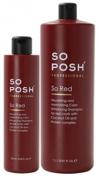 So Posh So Red Shampoo  profesionální šampon zvýrazňující červenou barvu srsti