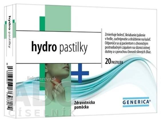 Generica Hydro pastilky 20 pas.