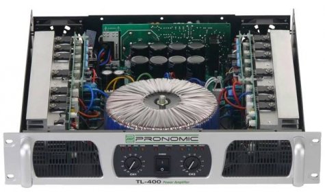 Pronomic TL-400 zesilovač výkonu, 2 x 1000 W - AudioWorks.cz - Hudební nástroje