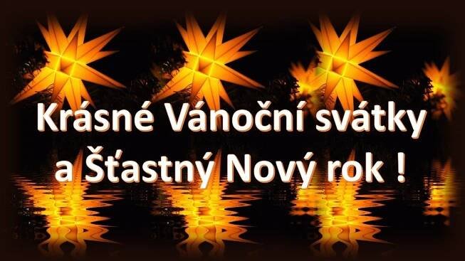 Přání k Vánocům a Novému roku
