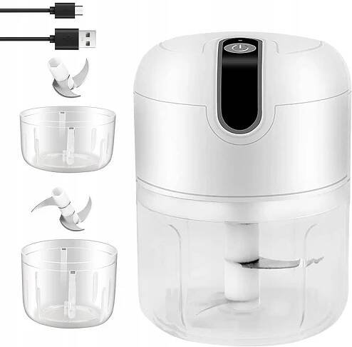 MINI ELEKTRICKÝ MIXÉR CHOPPER DRTIČ ČESNEKU CIBULE BYLINKY