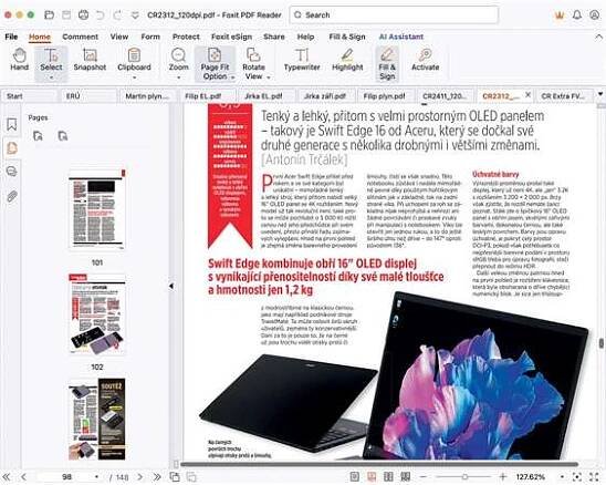 Foxit PDF Reader Zdroj: Živě