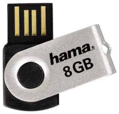 Hama Rotate USB flash disk 8 GB černá 90891 USB 2.0