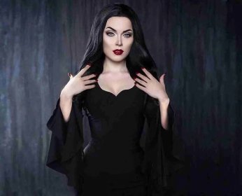 Morticia Addams Dress Costume for Women