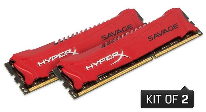 Paměť Kingston DDR3 16GB 2133MHz CL11 Kingston Savage XMP, 2x8GB
