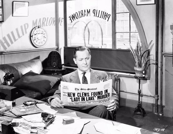 Dáma v jezeře - Z filmu - Robert Montgomery