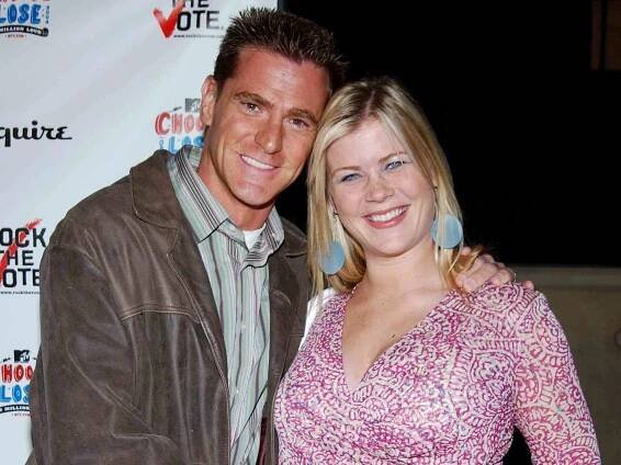 Alison Sweeney and husband Dave Sanov during Esquire Magazine Hosts "Young Hollywood Votes!". 