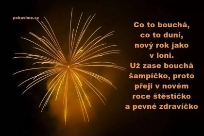 Přání nový rok, silvestr | Pobavime.cz