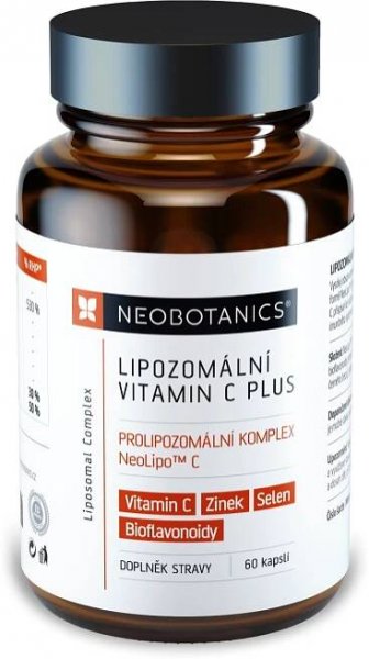 Neobotanics Lipozomální vitamin C Plus 60 kapslí