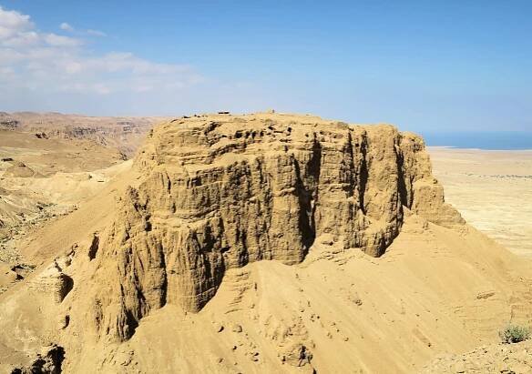Masada as seen from Mt. Elazar