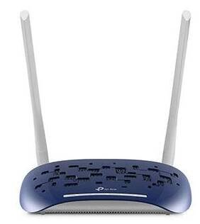 TP-LINK modem s routerem TD-W9960 2.4GHz, IPv6, 300Mbps, externí pevná anténa, 802.11n, VDSL/ADSL, rodičovská ochrana, přepěťová o