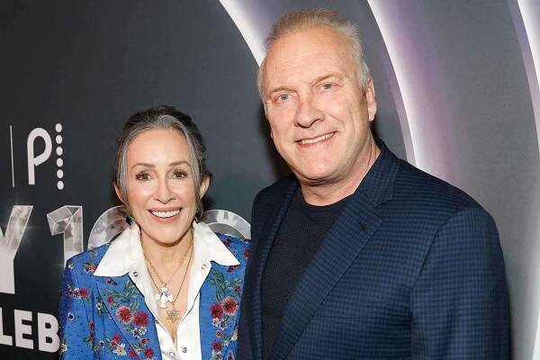 Patricia Heaton and David Hunt attend Opry 100: A Live Celebration at Grand Ole Opry at the Ryman Auditorium on March 19, 2025 in Nashville, Tennessee.