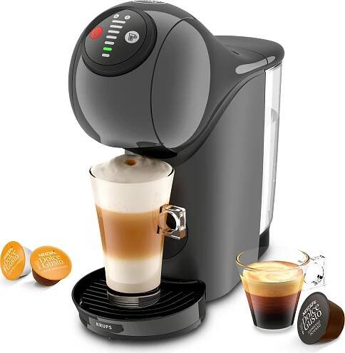 Kapslový kávovar Krups KP243B10 NESCAFÉ Dolce Gusto Genio S antracitový