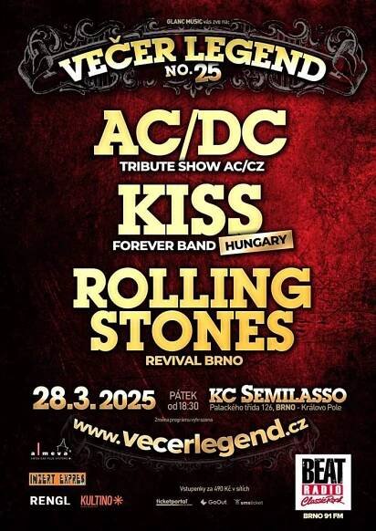 VEČER LEGEND 25