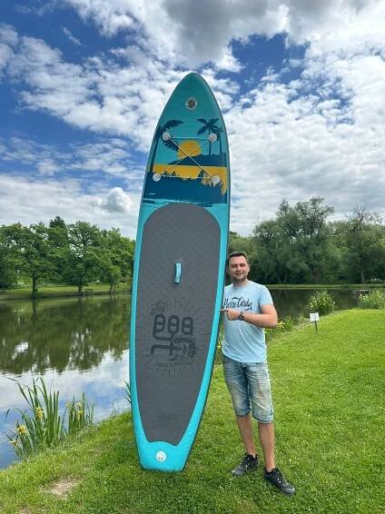 Zapůjčení paddleboard setu v centru Budějovic