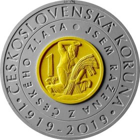 ČNB představila pamětní minci k zavedení československé koruny