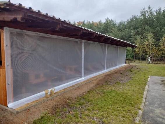 Plachta na pergolu - PVC fólie 625g/m2 transparentní | Plachty na pergoly |Flobal s.r.o 