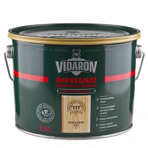 Sniezka VIDARON Impregnat V01 základní nátěr na dřevo (2,5L)