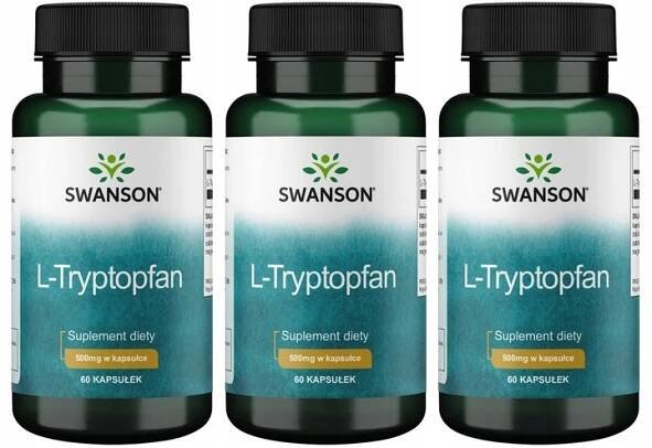 Swanson L-Tryptofan 500 mg Serotonin Nedostatek spánku