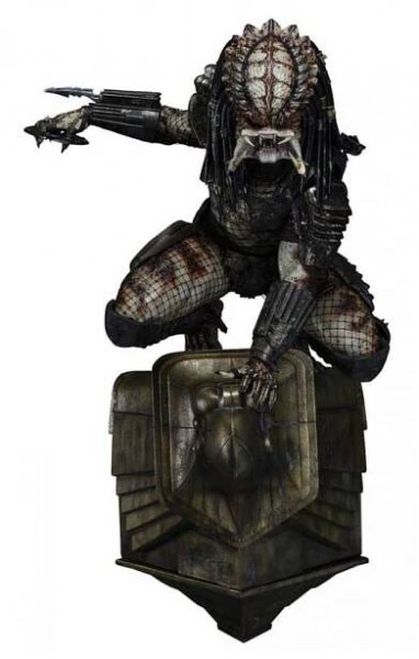 Predator 2 3D Nástěnná Dekorace Art City Hunter Predator 79 cm Prime 1 Studio