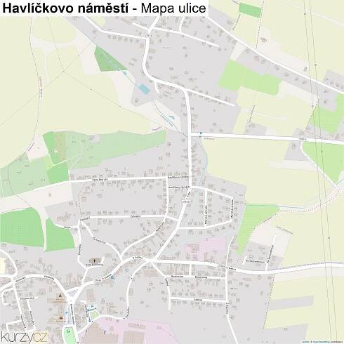 Havlíčkovo náměstí - mapy | Kurzy.cz