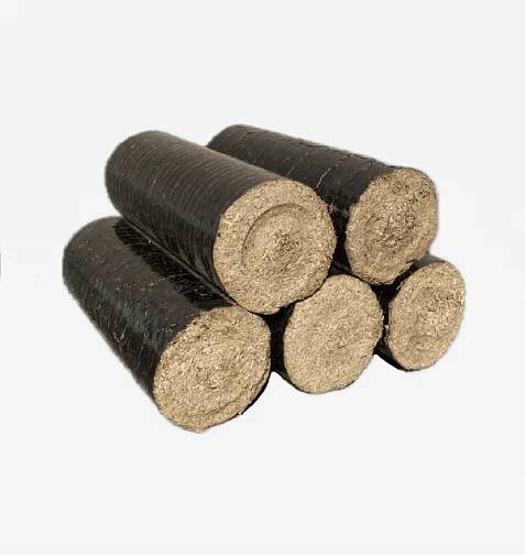 Dřevní brikety ROUND (válce) z tvrdého dřeva - balení 10 kg