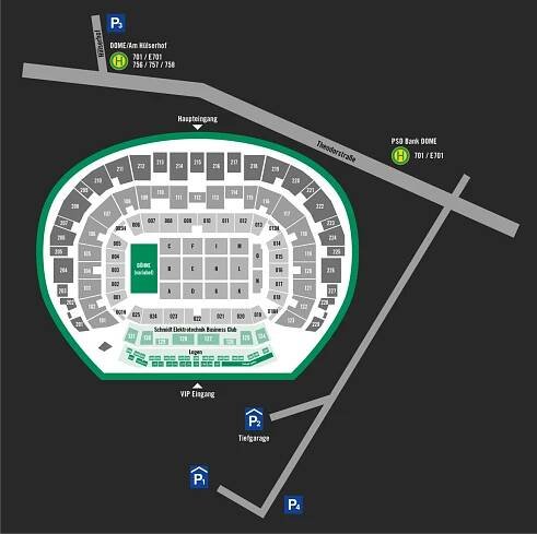 Blockplan - PSD BANK DOME