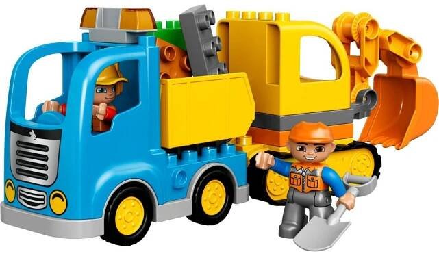 LEGO DUPLO 10812 Pásový bagr a náklaďák