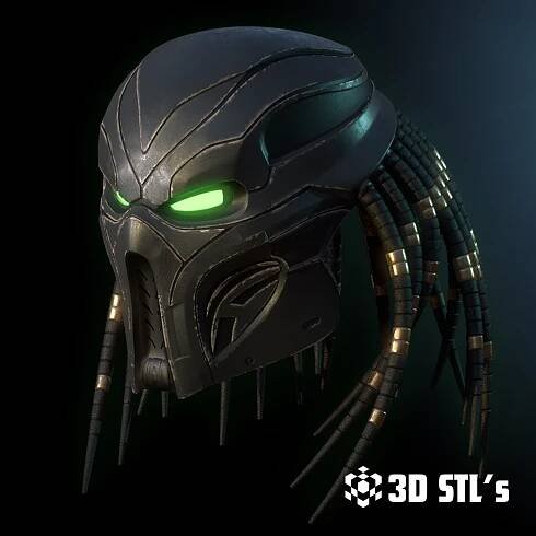 Predator Spawn Helmet STL 3D Printable Model