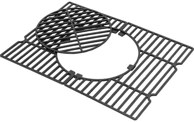 Zahradní gril na dřevěné uhlí Angular Activa - vč. litinového roštu